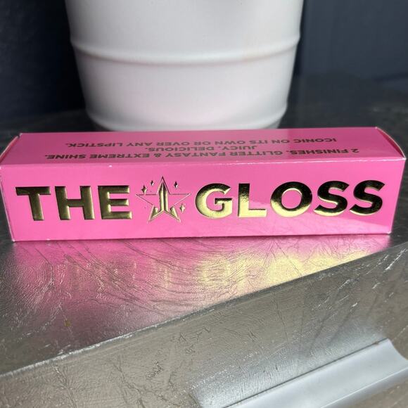 Jeffree Star The Gloss Sky High Sheer Silver Metallic White Lip Gloss New In Box - Picture 4 of 4